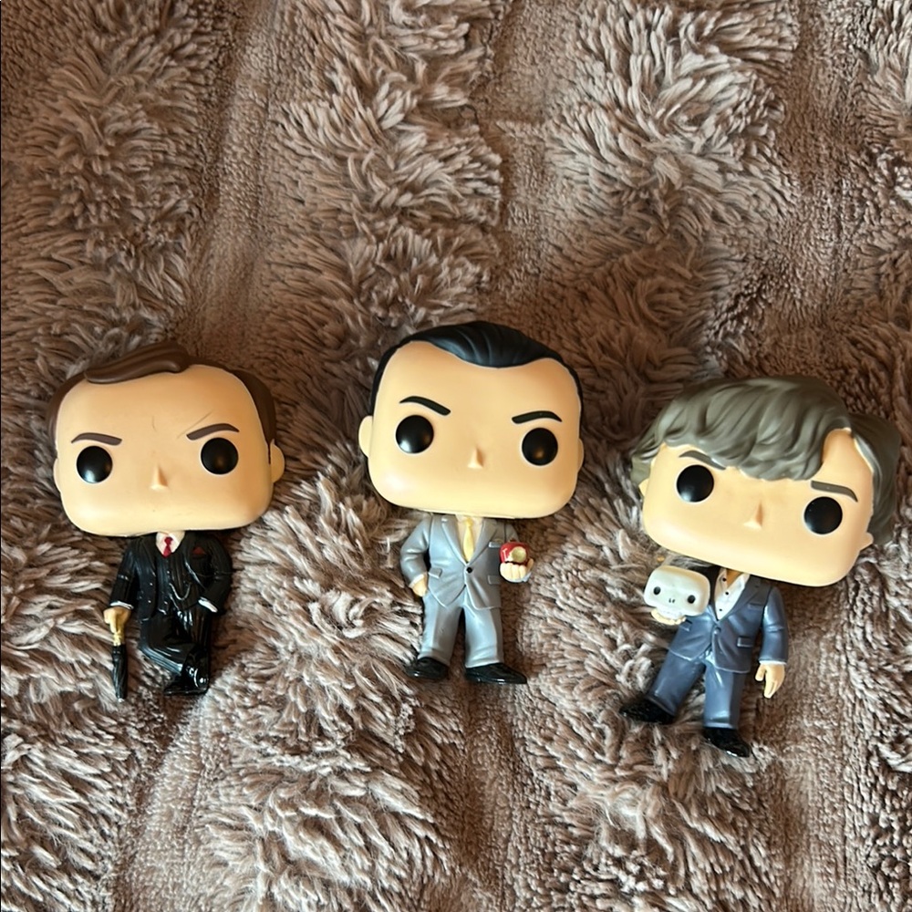 Set of Three Funko Pop Figures - Sherlock Holmes
